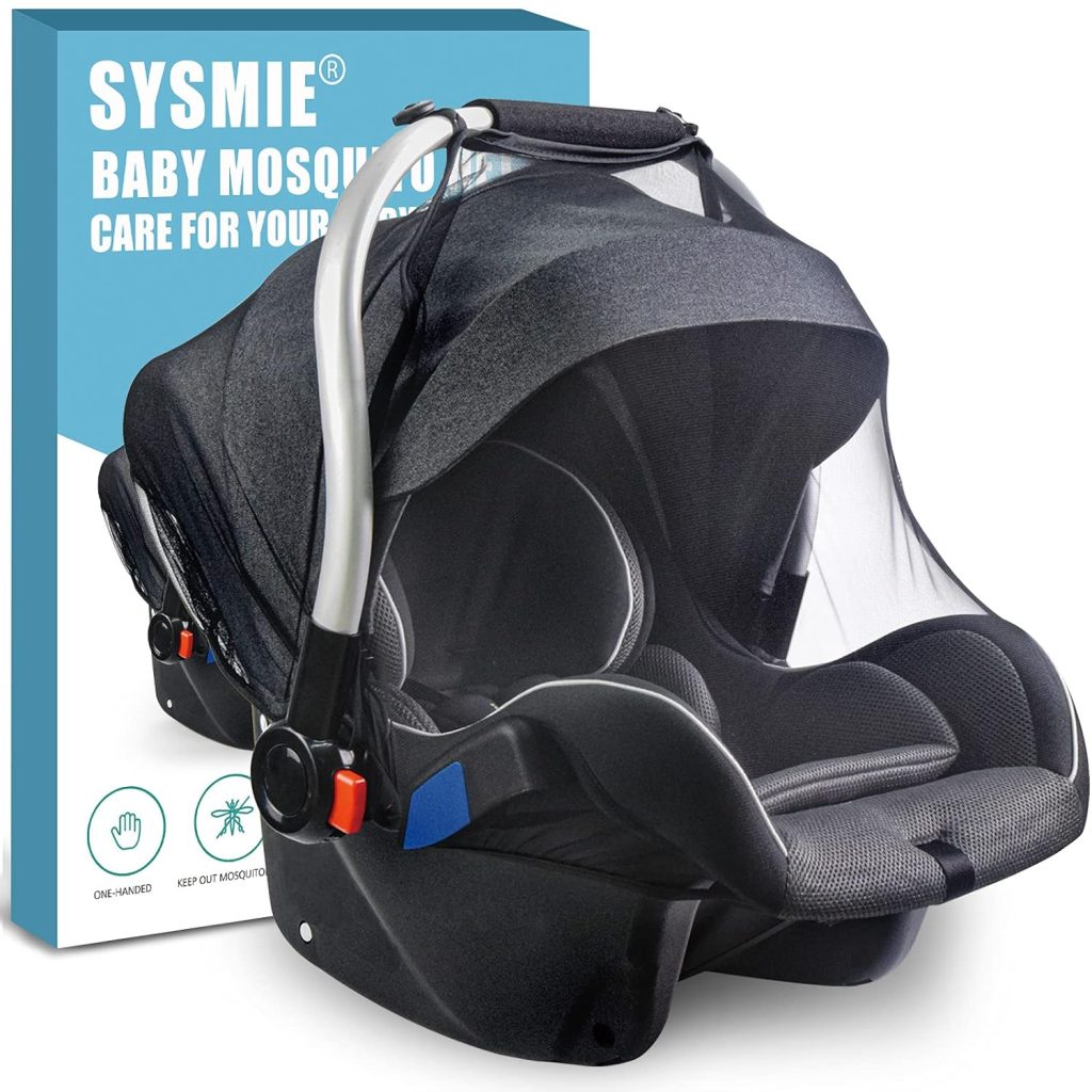 Baby Mosquito Net for Infant Car Seats,Infant Stroller and Bassinets, Carrier,Breathable with Elastic Netting for Easy Fitting, Portable Durable & Long Lasting Infant Insect Shield Netting, Mosquitera para bebés para asientos de coche, cochecitos y cunas, portabebés, transpirable con red elástica para una fácil colocación, portátil, duradera y de larga duración, mosquitera para bebés