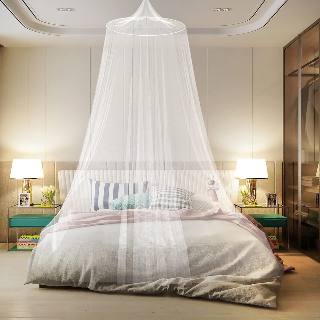 Fabu Mosquitero Grande Universal con Diseño de Cúpula, Portátil Mosquitose, para cama de MatrimonioFabu Universal Large Dome Mosquito Net, Portable Mosquito Net for Double Bed
