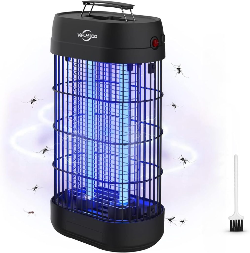 Lámpara Antimosquitos,18W UV Lámpara Anti Mosquitos Destructora de Insectos eléctrica Sin químicos tóxicos, Trampas para Insectos Matamoscas Área efectiva 80㎡ para Interior, Mosquito Killer Lamp, 18W UV Mosquito Killer Lamp Electric Insect Killer Without Toxic Chemicals, Insect Traps Fly Killer Effective Area 80㎡ for Indoor