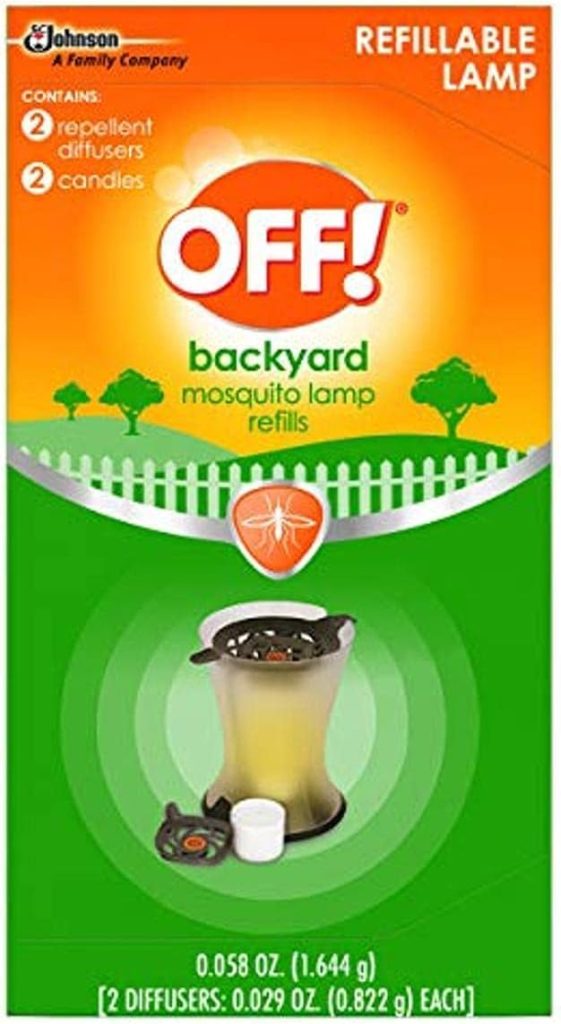 Backyard Mosquito Repellent Lamp Refills, Contains two Candle Diffuser Refills,. Recambios para lámpara repelente de mosquitos para jardín, contiene dos recambios para difusor de velas