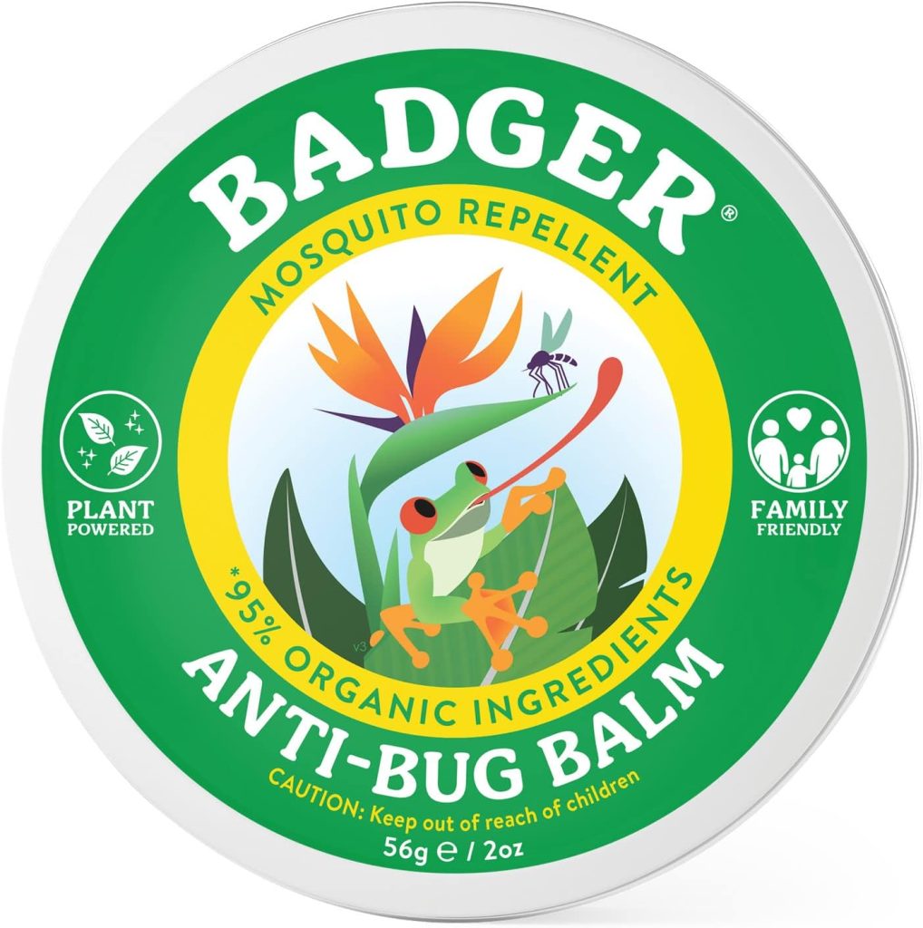 Bug Repellent, Organic Deet-Free Mosquito Repellent with Citronella and Lemongrass, Easy to Use Travel Size Camping Essential, Family Friendly Insect Repellent Balm. Repelente de insectos, repelente de mosquitos orgánico sin DEET con citronela y limoncillo, fácil de usar, tamaño de viaje, esencial para acampar, bálsamo repelente de insectos apto para toda la familia