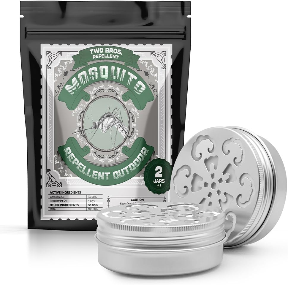 Mosquito Repellent for Patio, Mosquito Repellent Indoor and Outdoor, Powerful Mosquito Deterrent, Mosquito Repellents for Yard&Backyard, Mosquito Control 2P, Black. Repelente de mosquitos para patio, repelente de mosquitos para interiores y exteriores, potente repelente de mosquitos, repelentes de mosquitos para patios y jardines, control de mosquitos -2P, color negro